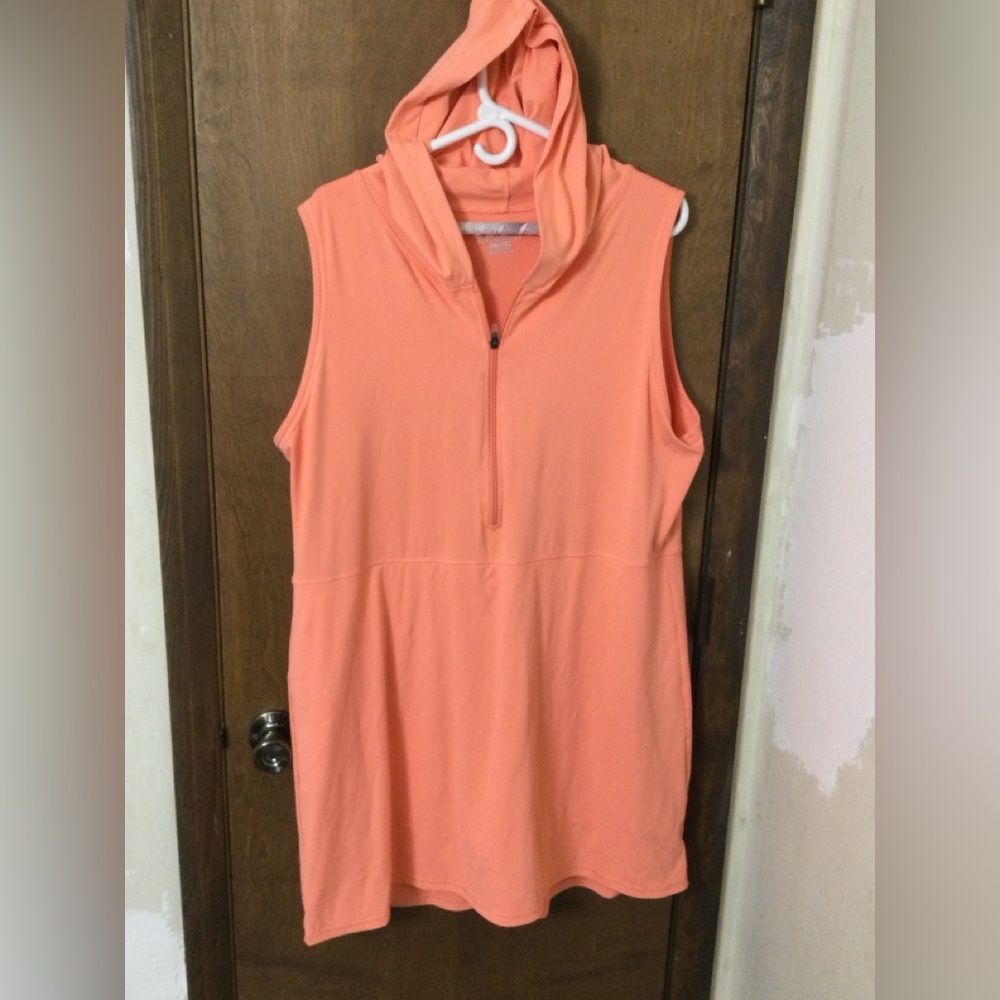 Natural Reflections XXL Active Hooded Dress with Built In Shorts